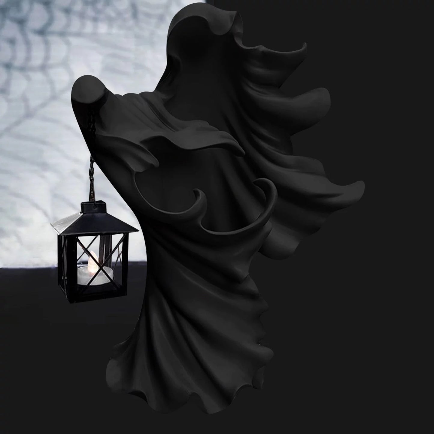 Hell Messenger with Lantern Witch Decoration Lantern the Ghost Looking for Light Halloween Decorations